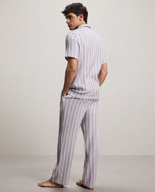 Aimer Men Algae Sleepwear Set