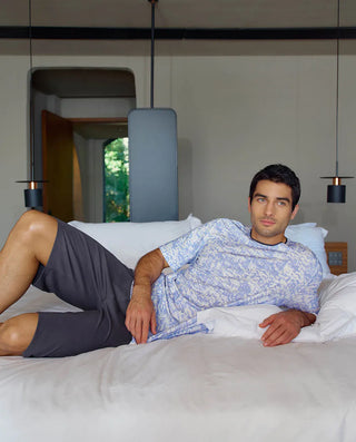 Aimer Men Algae Sleepwear Shorts
