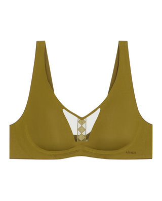 AIMER Deep V Soft Support Thin Molded Bra