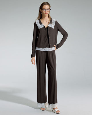 AIMER Algae Lite Collar Long-Sleeve Top