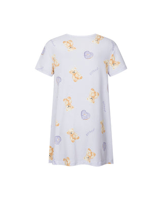 Aimer Kids Short-sleeved Nightdress For Girls