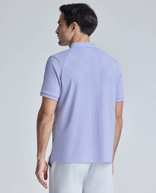 Aimer Men Casual Short-Sleeves Polo Shirt