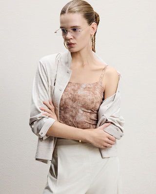 AIMER CHUANG Spaghetti Strap Top