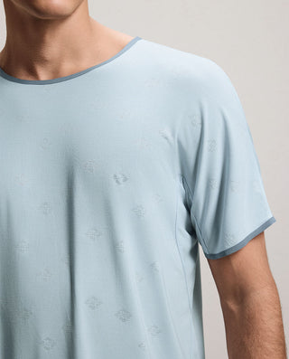 Aimer Men Milky Crewneck Short-Sleeve Top