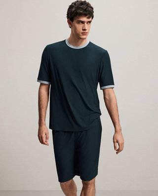 Aimer Men Algae Sleepwear Loungewear Set