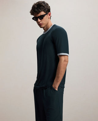 Aimer Men Algae Sleepwear Loungewear Set