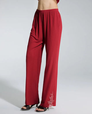 Aimer Lace‑Trim Padded‑Cup 3‑Piece Women Loungewear Set AM46D581