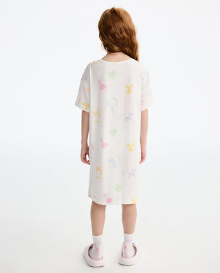 Aimer Kids Short-sleeved Nightdress For Girls
