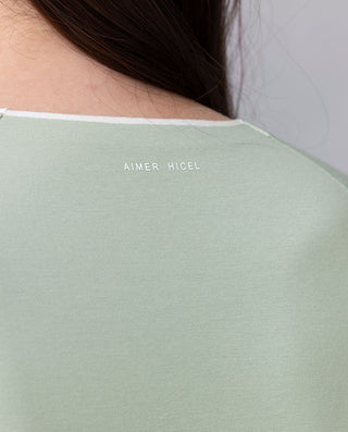 Aimer 25SS Pullover Short-Sleeved Nightgown With Cups