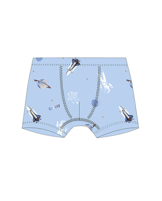 Aimer Kids s TrueMilk Fiber  Space Print Mid Rise Boyshorts AK223K354