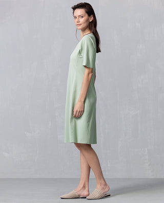 Aimer 25SS Pullover Short-Sleeved Nightgown With Cups