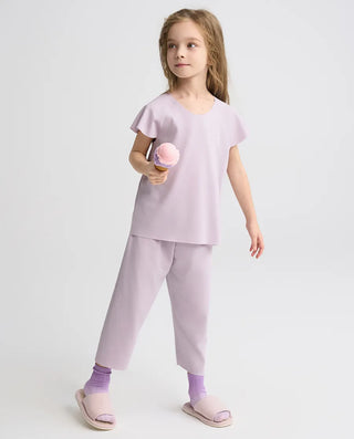 Aimer Kids Seaweed Fiber Pajamas Set For Girls