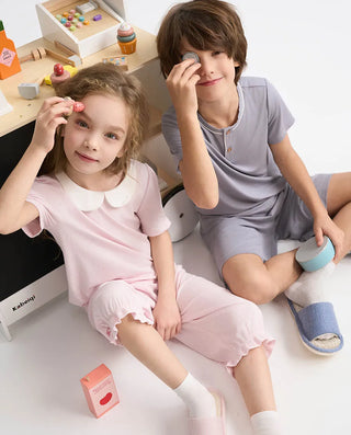 Aimer Kids Mulberry Silk Pajama Top