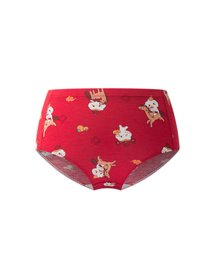 Aimer Kids Second-Stage Girls' Mid-RiseBriefs AK122K344