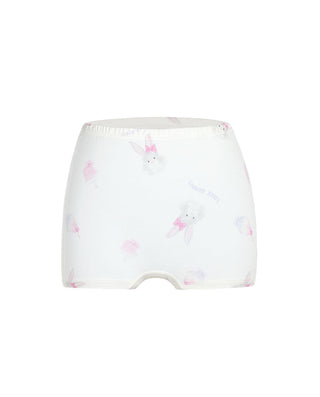 Aimer Kids Milk Mid-rise Boyshorts For Girls