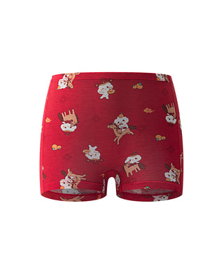 Aimer Kids Second-Stage Girls' Mid-Rise Boyshorts AK123K376