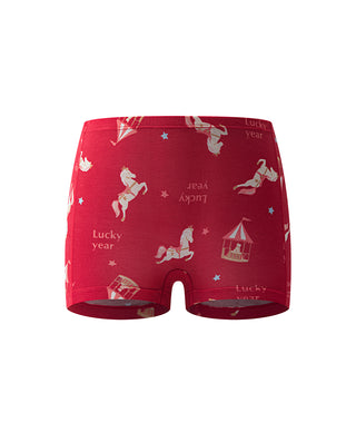 Aimer Kids Girls' Mid-Rise Boythorts AK123K377