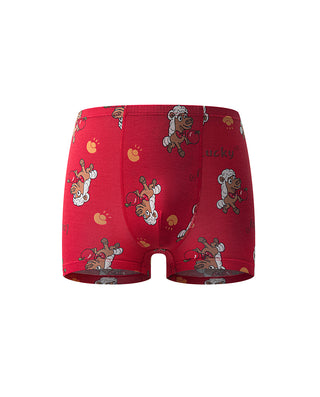Aimer Kids Lucky Pony Mid-Rise Boys' Boxer AK223K364