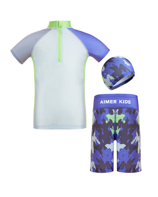 Aimer Kids Boys Transformers Swimwear Set 3 Pieces