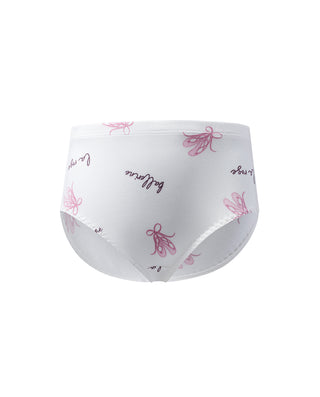 Aimer Kids Print Modal Mid-rise Brifes For Girls AK122H781