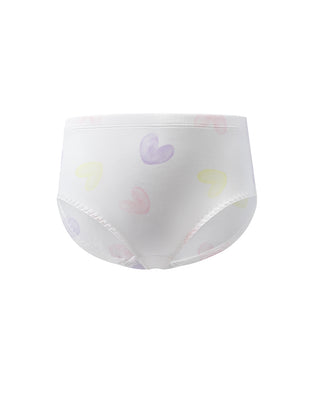 Aimer Kids  Heart Print Modal LMid-Rise  Boyshorts AK123H782