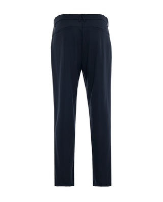 Aimer Men Business Casual Dark Blue Trousers