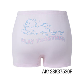 Aimer Kids TrueMilk Fiber Dog Print Mid Rise Boyshorts