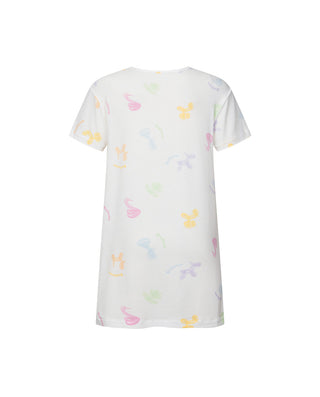 Aimer Kids Short-sleeved Nightdress For Girls