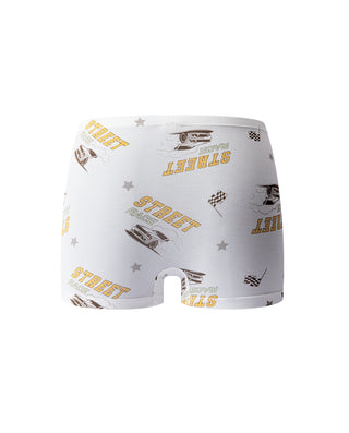 Aimer Kids TrueMilk Fiber  Car Print Mid Rise Boyshorts  AK223L907