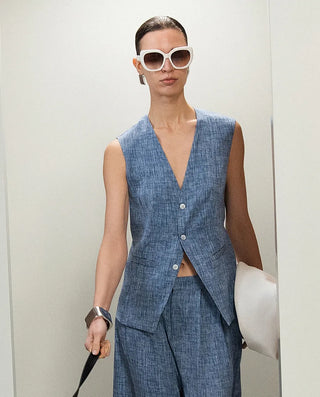 Aimer CHUANG 25SS Silk Printed Vest