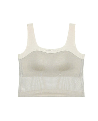Aimer CHUANG 25SS Square Neck Camisole Top with Built-in Bra