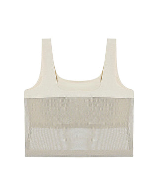 Aimer CHUANG 25SS Square Neck Camisole Top with Built-in Bra