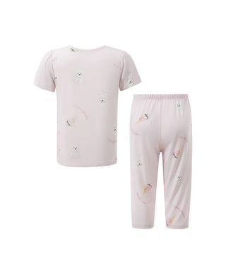 Aimer Kids Milk Fiber Homewear Tops For Girls