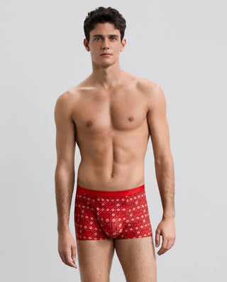 Aimer Men Seamless Trunk with Designer Print NS23M721