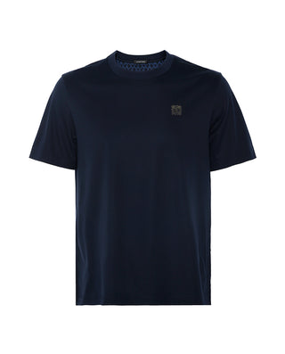 Aimer Silk-Cotton Crewneck Short-Sleeve Tee