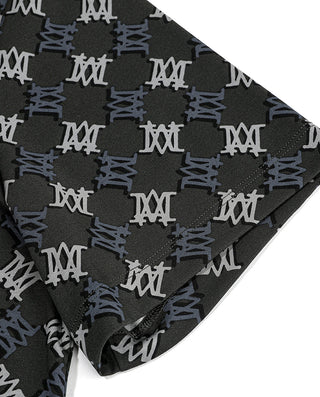 Aimer Men Collared Short-Sleeve Cardigan Homewear Top