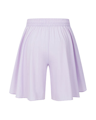 AIMER KIDS Girl Breathable Cool-FeeLing Five-Inch Skirt Pants