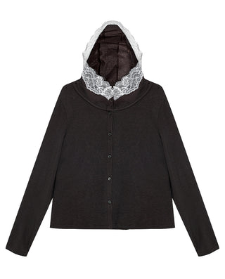 Aimer Algae Sleepwear Hooded Top
