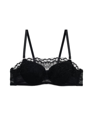 LA CLOVER Floral Ink 1/2 Bandeau Bra  LC15AAW1