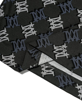 Aimer Men Collared Short-Sleeve Cardigan Homewear Top