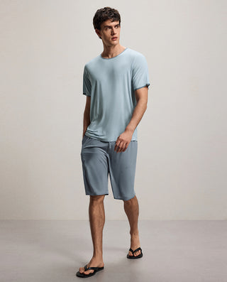 Aimer Men Milky Crewneck Short-Sleeve Top