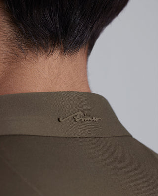 Aimer Business Camp Collar Short-Sleeve Shirt