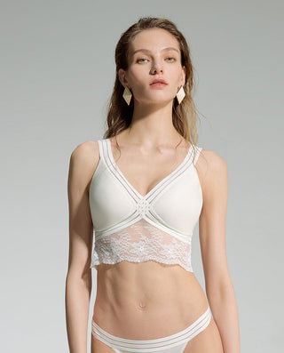 AIMER Split 2X Wireless Thin Molded Bra Top