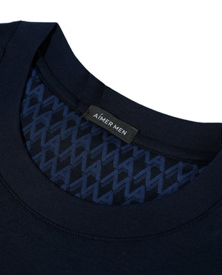 Aimer Silk-Cotton Crewneck Short-Sleeve Tee