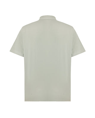 AIMER MEN Business Lapel Short-Sleeved T-Shirt