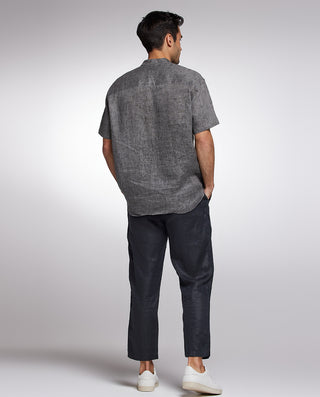AIMER MEN Linen Blend Casual Pants Relaxed Fit