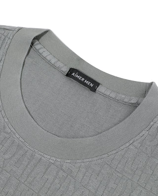 Aimer Fashion Lounge Round-Neck Short-Sleeve Top