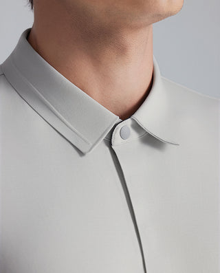 Aimer Business Camp Collar Short-Sleeve Shirt
