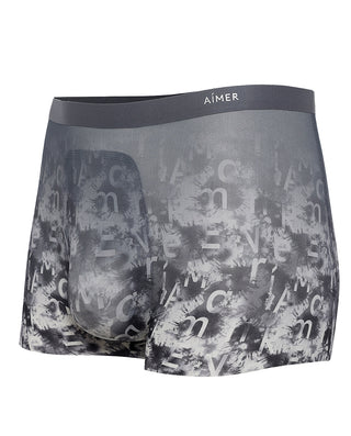 AIMER MEN U-COOL Mid-Waist Boxers NS23N082