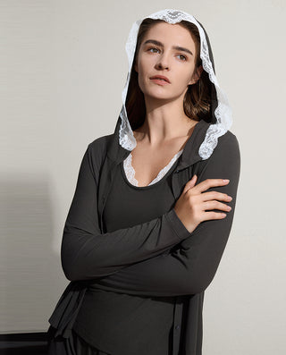 Aimer Algae Sleepwear Hooded Top